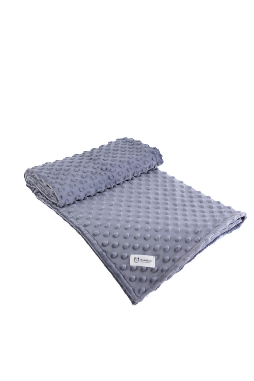 Minky deka - Tmavo sivá